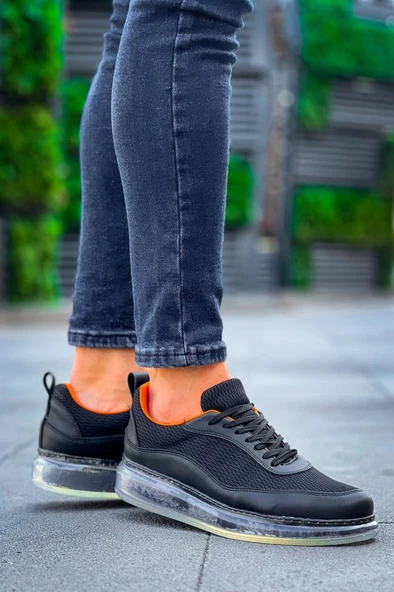 CH181 RRT İpekyol  Erkek Ayakkabı SIYAH - TURUNCU ürün görseli