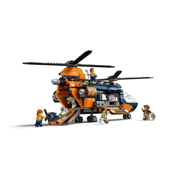 60437 Lego City Orman Kaşifinin Helikopteri Kamp Yerinde 881 Parça +8 Yaş - 4