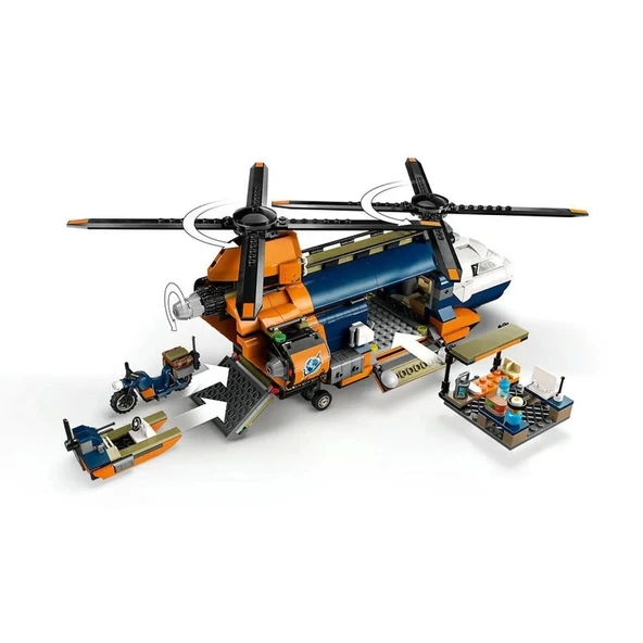 60437 Lego City Orman Kaşifinin Helikopteri Kamp Yerinde 881 Parça +8 Yaş - 5