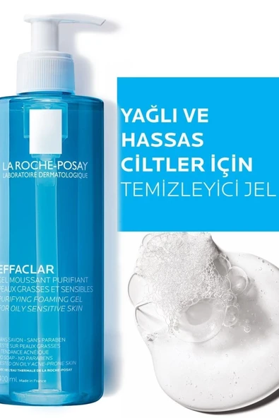La Roche-Posay Effaclar Tonik 200 ml + Effaclar Gel 400 ml - 5