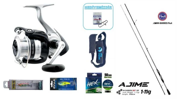 Fujin Ajime 228cm 1-11 gr & Daiwa Strikeforce 2000B LRF Seti