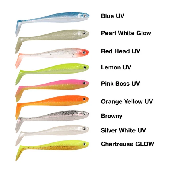 RYUJI PANIC SHAD 9CM, 5.5GR (1AD)  SILVER WHITE UV Standart