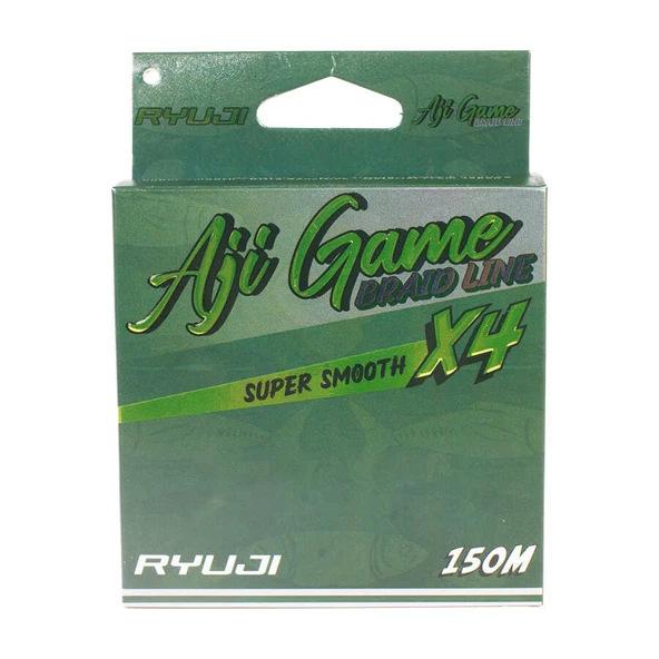 RYUJI AJI GAME 4X, 150M, DARK GREEN İP MİSİNA  Standart 0.04MM - 3