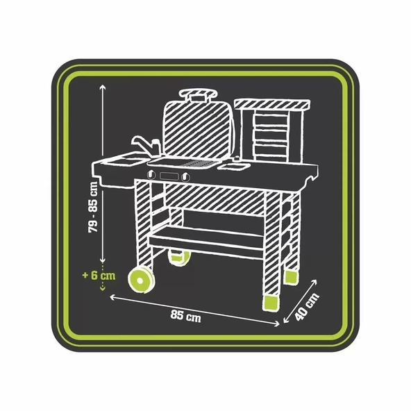 7600312004 Smoby Garden Kitchen Bahçe Mutfağı Oyun Seti - 7