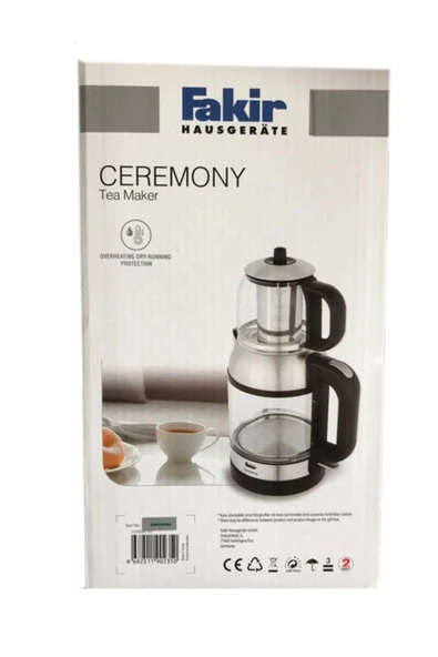 Fakir Ceremony 1800 w Cam 2in 1 Çay Makinesi - 3