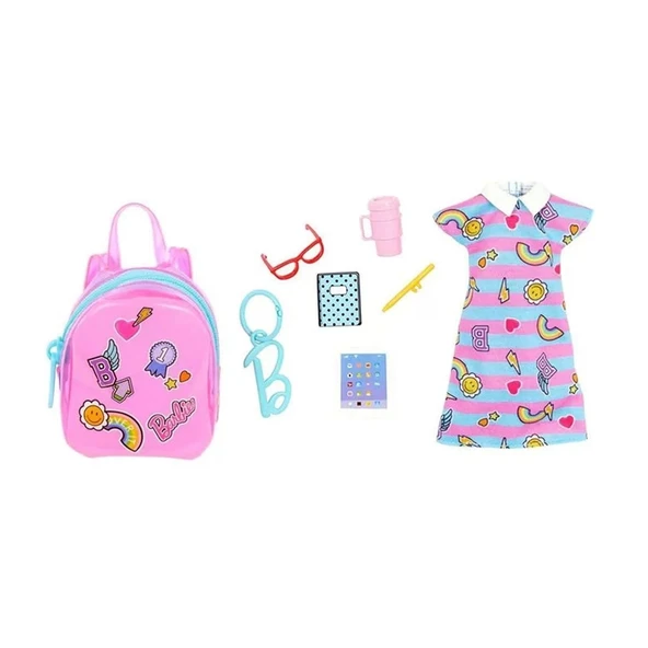 Hjt42 Barbie'nin Mini Çanta Aksesuarları - 8