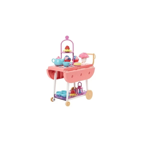 Hmm65 My First Barbie - İlk Barbie Bebeğim Çay Partisi Oyun Seti - 2