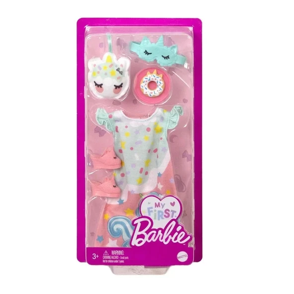 Hmm55 My First Barbie - İlk Barbie Bebeğim Kıyafet Koleksiyonu