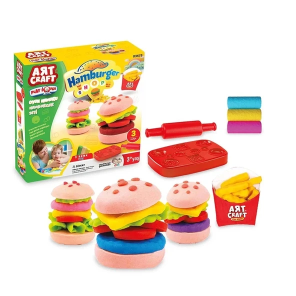 03573 Hamburger Set Oyun Hamuru 150 Gr.