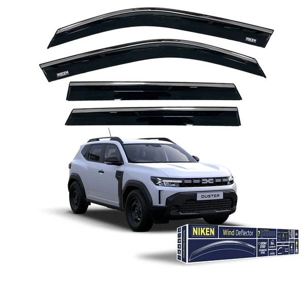 Renault Duster Kromlu Cam Rüzgarlığı 2024 Model ve Sonrası