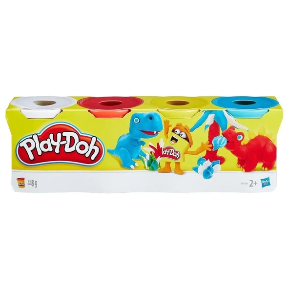B5517  Play-doh 4'lü Hamur / +2 Yaş - 3