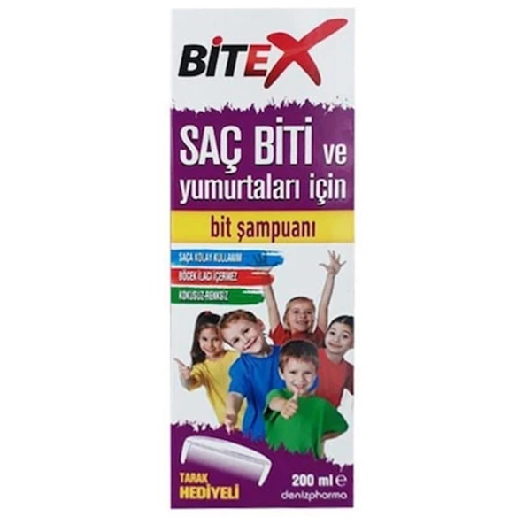 Bitex Bit Şampuanı 200 Ml Tarak Hediye