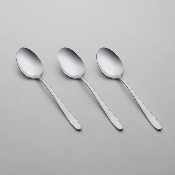 Nehir sultan yemek kaşık ve çatal seti takımı 24 parça 12 kişilik - Resim 2