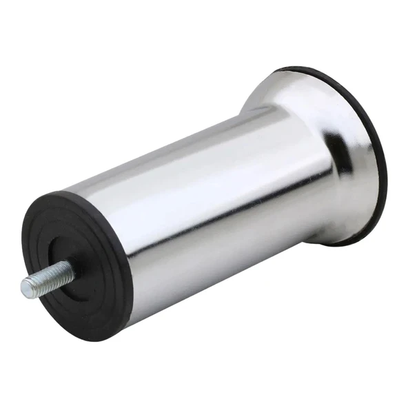 12 Adet Metal Destek Ayağı 15 Cm Krom Mobilya Kanepe Baza Koltuk Ünite Ayakları Metrik 8 Civatalı İnce Diş - Resim 5