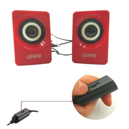 By Nevser® N62 1+1 Multimedia USB ve Jacklı Mini Hoparlör Yüksek Stereo Ses Sistemi - 3