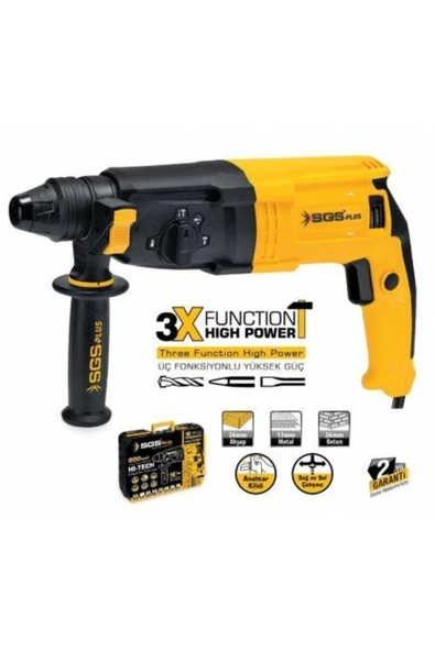 SGS5179 - 3 Joule Sds Plus Kırıcı Delici Matkap 800 Watt - 5