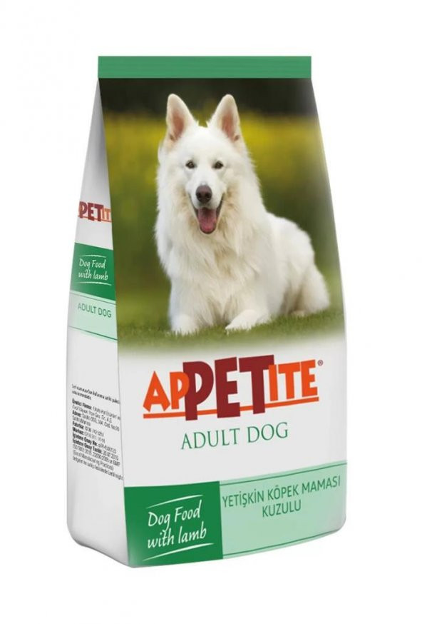 Appetite Yetişkin Köpek Maması 3 Kg
