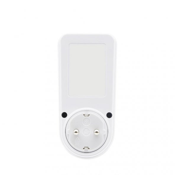 Wellhise Pm003+ Wattmetre 16A 3680W Işıklı Ekran Elektrik Tüketimi Ölçer - 2