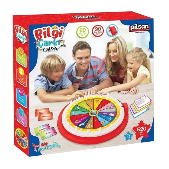 03 701 Bilgi Çarkı Bilgi Seti -pilsan Oyuncak