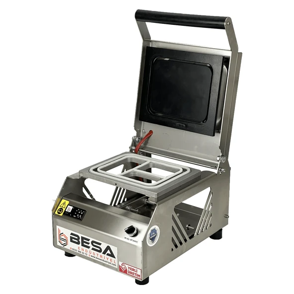 Üç Bölmeli Paslanmaz Tabdlot Yemek Paketleme Makinesi - 3