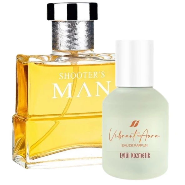 Farmasi Shooter's Man Erkek Parfüm 100 ml & Vibrant Aura Kadın Parfümü Edp 50 ml