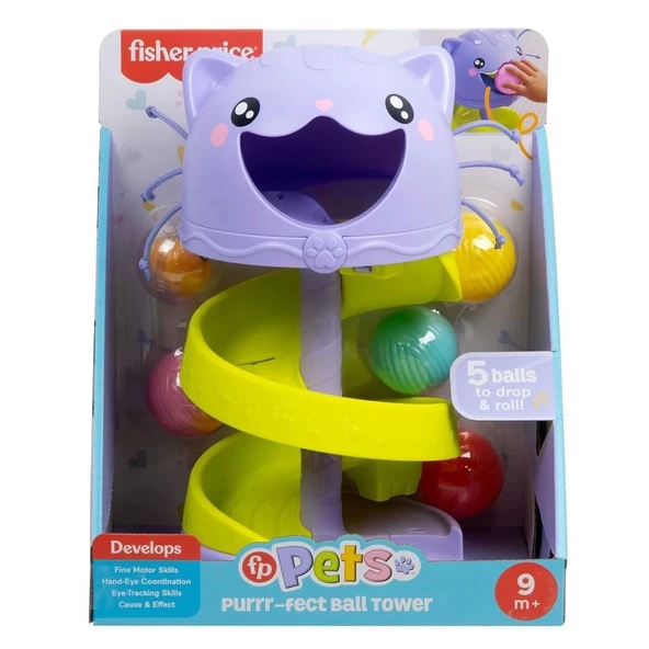 Htw92 Fisher Price Sevimli Kedinin Top Kulesi