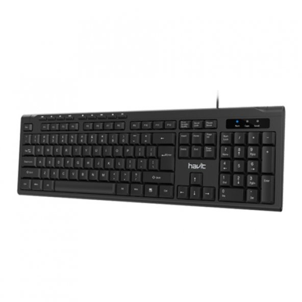 Havit KB274 Kablolu Klavye Siyah - 2