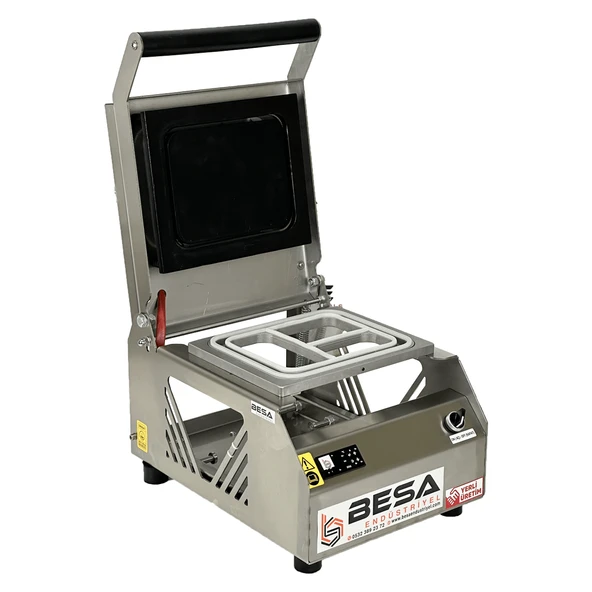 Üç Bölmeli Paslanmaz Tabdlot Yemek Paketleme Makinesi - 4