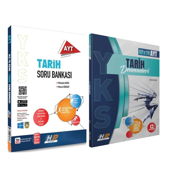 Hız ve Renk AYT Tarih Soru Bankası ile Deneme Seti 2 Kitap
