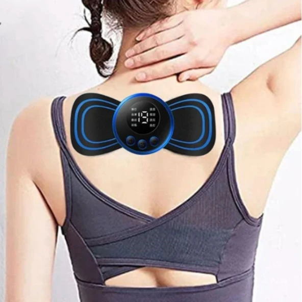 By Nevser® Titreşimli USB Şarj Aletli Mini Elektrikli Kelebek Masaj Aleti - 3