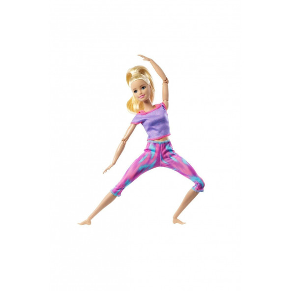 Mattel Barbie Desenli Taytlı Sonsuz Hareket Bebeği GXF04