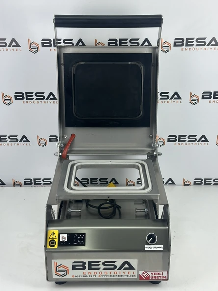 Tek Bölmeli Paslanmaz Tabak Ve Kase Kapatma Makinesi