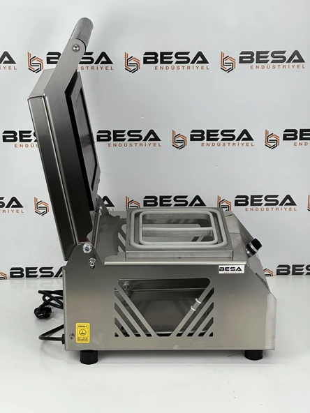 İki Bölmeli Paslanmaz Tabak Ve Kase Kapatma Makinesi - 3