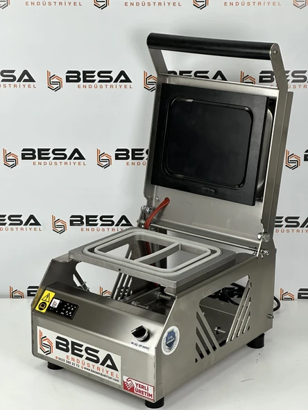 İki Bölmeli Paslanmaz Tabak Ve Kase Kapatma Makinesi - 5