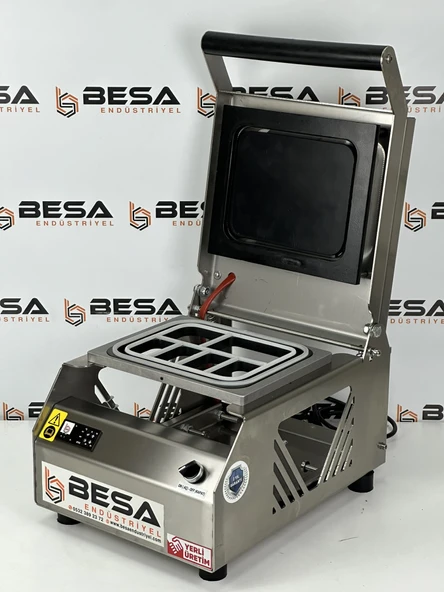 Altı Gözlü Paslanmaz Tabak Ve Kase Kapatma Makinesi - 4