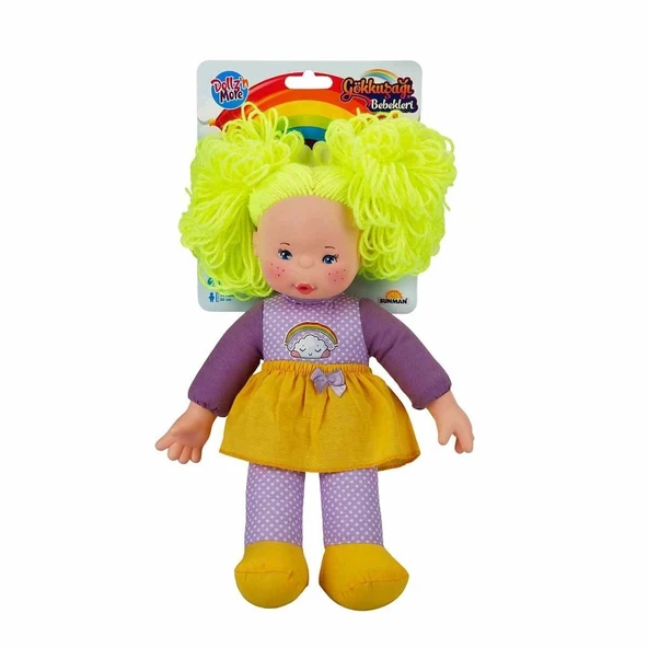 30012  Gökkuşağı Bebekleri 35 cm -Sunman - 1 adet stokta olan renk gönderilir - 5