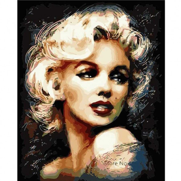 Marilyn Monroe Sayılarla Boyama Seti