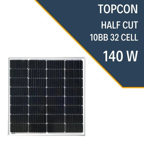 LEXRON 140W HALF CUT TOPCON GÜNEŞ PANELİ - Resim 2