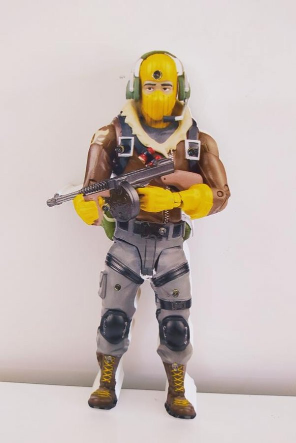 Fortnite Raptor Ahşap Led Pano Gece Lambası Biblo Ahşap Masa Dekor