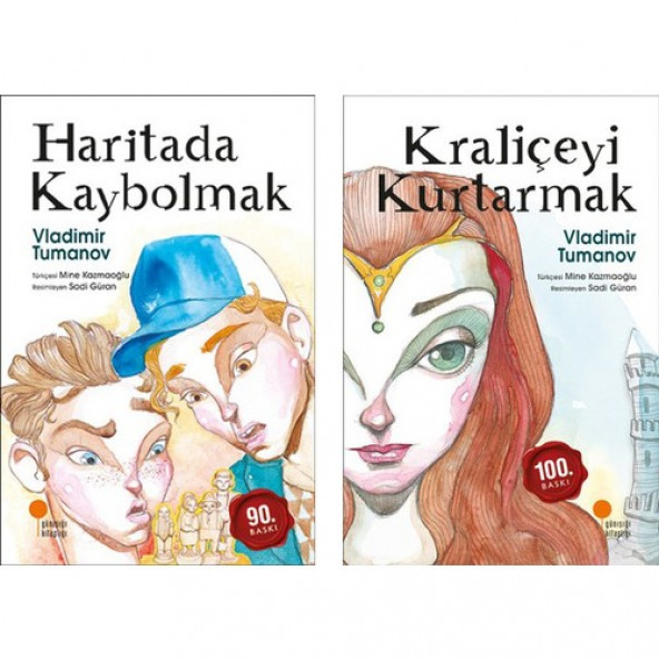 Kraliçeyi Kurtarmak - Haritada Kaybolmak - Vladimir Tumanov 2 Kitap Set