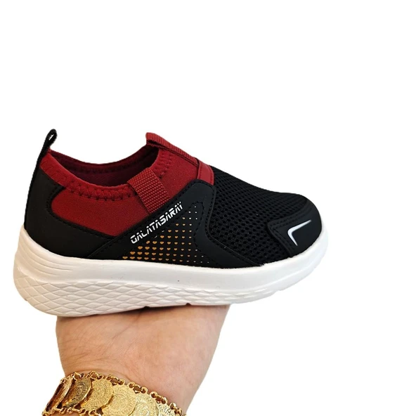 Kinetix Wester GS Siyah Kırmızı Bağacaksız Erkek Çocuk Spor Ayakkabı - 6