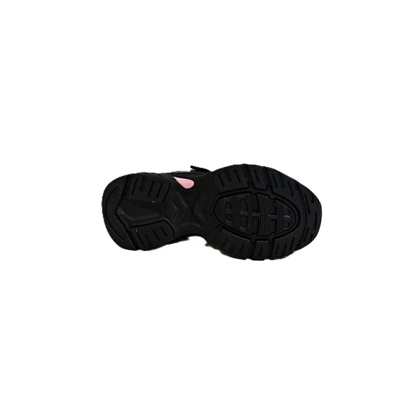 Lumberjack Kong Pu Siyah Cırtlı Kaymaz Kız Çocuk Spor Ayakkabı - Resim 5