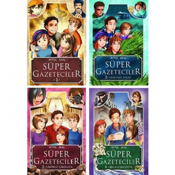 Süper Gazeteciler Serisi 4 Kitap Set