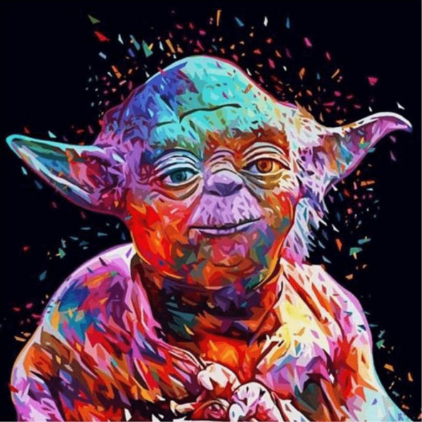 Starwars Yoda Sayılarla Boyama Seti