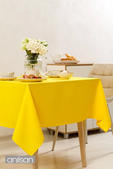 Sarı Leke Tutmaz Masa Örtüsü 90x135 – Dayanıklı ve Kolay Temizlenebilir Şık Masa Örtüsü Seçenekleri