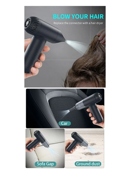 Wrapsol Air Gun Vacuum Cleaner Turbo Gry - 5