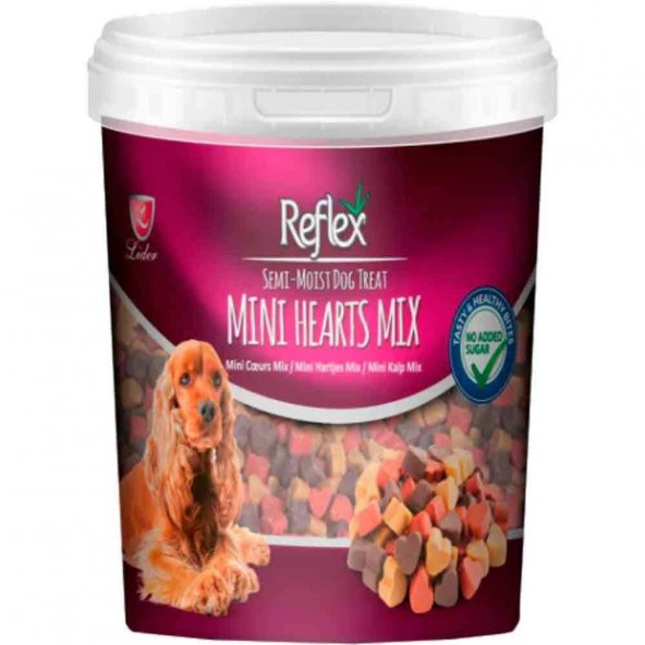 Reflex Semi Moist Mini Kalpli Mix Köpek Ödül Maması 500 Gr ürün görseli 1