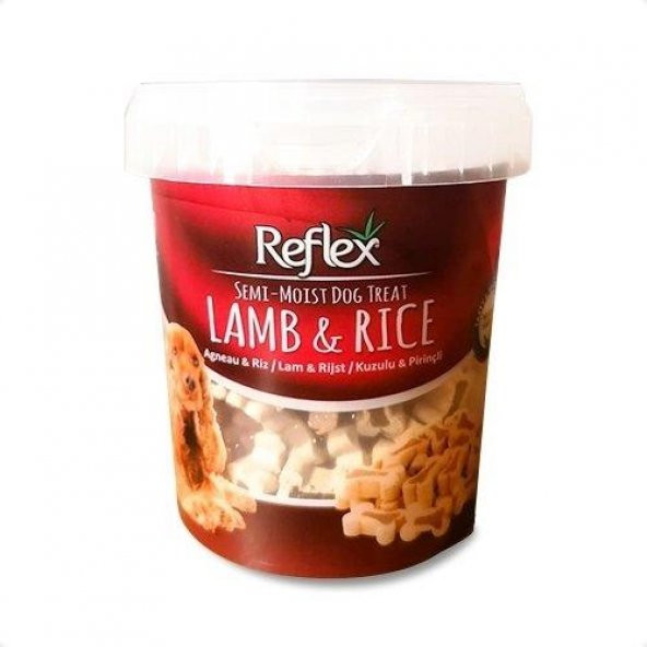 Reflex Semi Moist Kuzu Pirinçli Köpek Ödül Maması 500 Gr ürün görseli 1