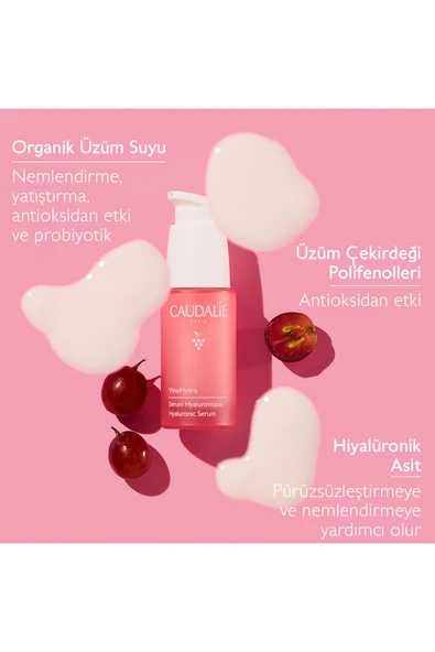 Caudalie Vinohydra Serum Hyaluronique 30 ml - Resim 2