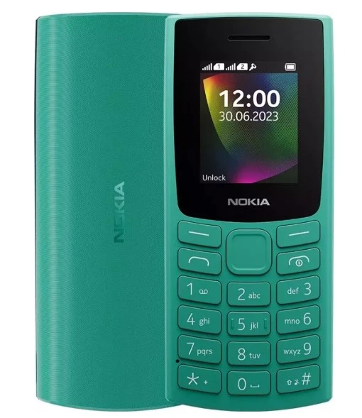 Nokia N106 Tuşlu Cep Telefonu (Nokia Türkiye Resmi Distribütör Garantili) Yeşil - 1
